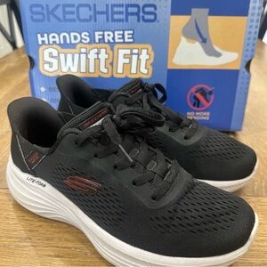 Skechers Hands Free Swift Fit Men's Lite-Foam Laced Sneakers, Style 255056S sz8